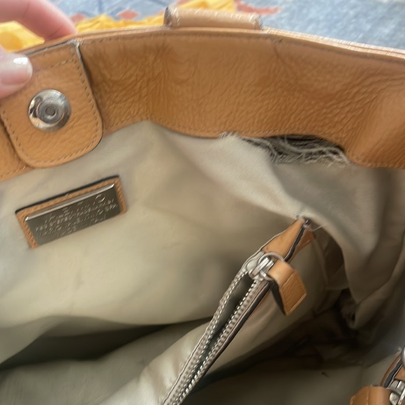 Authentic VALENTINO Alizee Almond Tote with Fringe Tassles - Picture 7 of 9